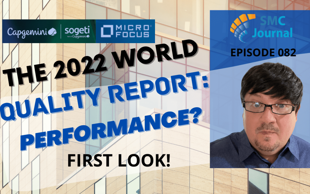 Episode 082: World Quality Report 2022: What About Performance?